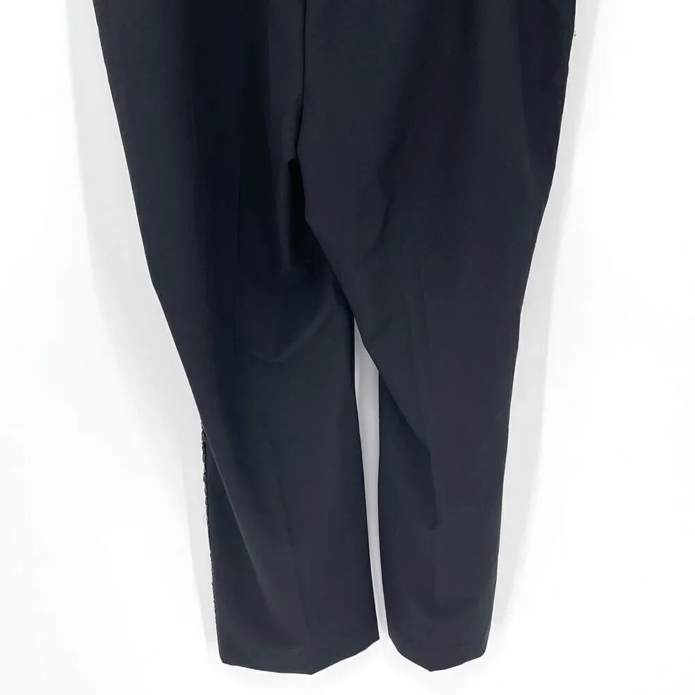 Lane Bryant Signature Fit Sequin Side‎ Tape The Perfect Drape Straight Pant 24
